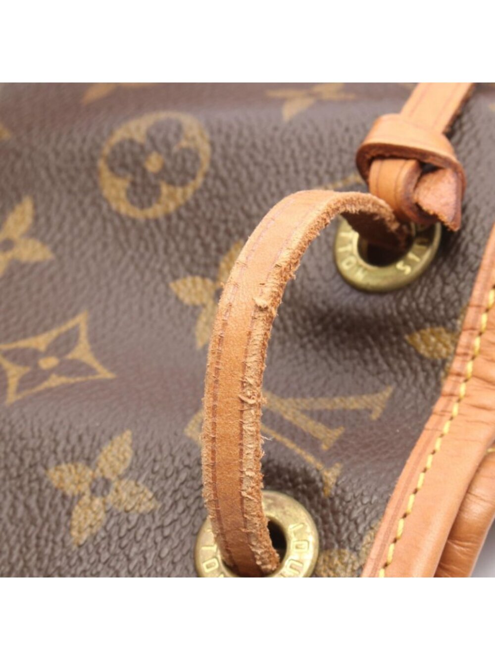★SOLD★ Louis Vuitton Backpack Montsouris MM Canvas Leather - Picture 10 of 12